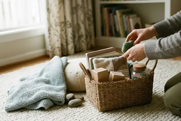 How to Build a Calm-Down Play Basket for Emotional Self-Regulation