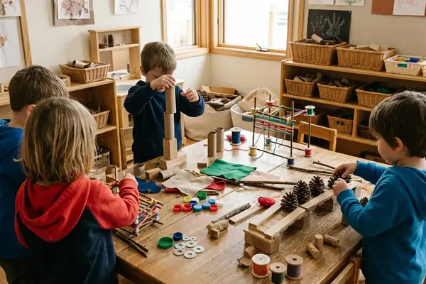12 Loose-Parts Building Challenges That Teach Early Engineering