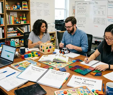 A content-focused resource hub exploring children's play, developmental learning, and educational toys through